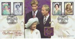 2002-04-25 Queen Mother Stamps London SW1 FDC (80118)