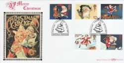 1997-10-27 Christmas Stamps London WC2 FDC (80143)