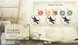 2007-07-17 Harry Potter M/S Broom Alcester FDC (80202)