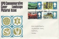 1966-05-02 Landscapes Stamps Romford FDC (80248)