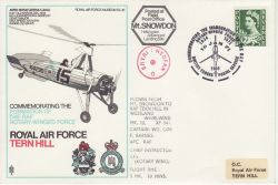 1971-01-10 SC18 RAF Tern Hill Flown Souv (80313)