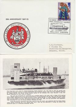 1972-10-28 Hovercraft Service Wallasey Souv (80329)
