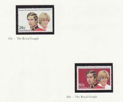 Australia 1981 Royal Wedding Stamps MNH (80375)