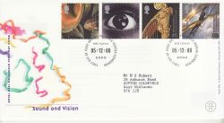 2000-12-05 Sound and Vision Stamps Bureau FDC (80392)
