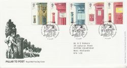 2002-10-08 Pillar To Post Stamps T/House FDC (80437)