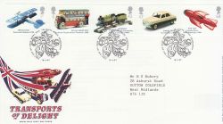 2003-09-18 Transports of Delight Stamps T/House FDC (80459)