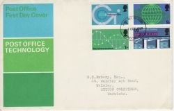 1969-10-01 Post Office Technology Stamps London FDC (80624)