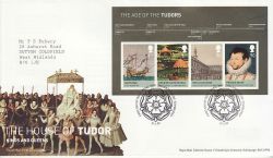 2009-04-21 House of Tudor Stamps M/S T/House FDC (80718)