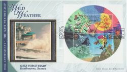 2001-03-13 Weather Stamps M/S Eastbourne FDC (80832)