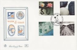 2000-03-07 Water and Coast Stamps Liverpool FDC (80852)