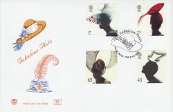 2001-06-19 Fabulous Hats Stamps Ascot FDC (80872)