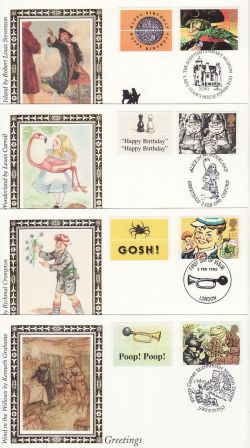 1993-02-02 Greetings Stamps x10 Benham Cards FDC (80992)