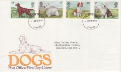 1979-02-07 British Dogs Stamps Chester FDC (81023)