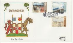 1971-06-16 Ulster Paintings Stamps Belfast FDC (81106)