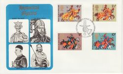 1974-07-10 Medieval Warriors Stamps Bureau FDC (81229)