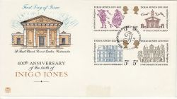 1973-08-15 Inigo Jones Stamps Bureau FDC (81152)