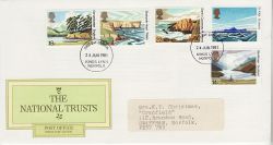 1981-06-24 National Trust Stamps Kings Lynn FDC (81220)