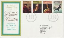 1973-07-04 British Painters Stamps Bureau FDC (81268)
