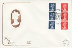 1990-09-17 Definitive Coil Stamps Windsor FDC (81312)