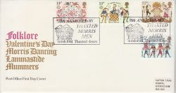 1981-02-06 Folklore Stamps Thaxted Morris Men FDC (81442)