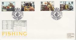 1981-09-23 Fishing Industry Stamps Aberdeen FDC (81443)