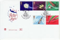 2002-08-20 Peter Pan Stamps Hook FDC (81523)