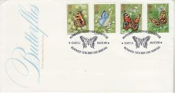 1981-05-13 Butterflies Stamps Norwich FDC (81539)