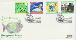 1992-09-15 Green Issue Stamps Worcester FDC (81580)