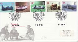 1998-09-29 Speed Stamps Durham FDC (81648)
