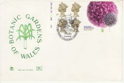 2000-04-04 Definitive Botanic Gardens Cyl Margin FDC (81686)