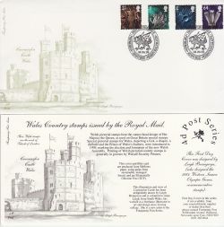 1999-06-08 Wales Definitive Stamps Portmeirion FDC (81767)