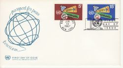 1967-06-19 United Nations Tourism Stamps FDC (82024)