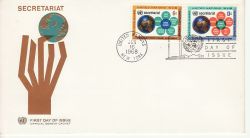 1968-01-16 United Nations Secretariat Stamps FDC (82026)
