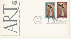1968-03-01 United Nations Art Stamps FDC (82028)
