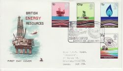 1978-01-25 Energy Stamps Gulf Oil London FDC (82082)