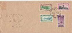 1948-03-23 New Zealand Stamps Used on Cover (82172)