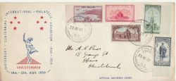 1950-11-20 New Zealand Stamps Christchurch FDC (82173)