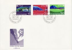 1982-06-07 Liechtenstein Football Stamps FDC (82182)