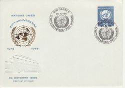 1965-10-24 United Nations 20th Anniversary FDC (82191)