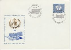1966-05-07 United Nations WHO New HQ FDC (82193)