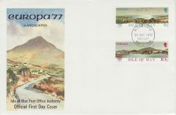 1977-05-26 IOM Europa Landscapes FDC (82289)