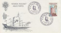 1968-08-31 France Huguenot Prisoners Stamp FDC (82375)