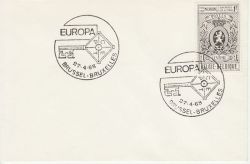 1968-04-27 Belgium Europa Stamp / Postmark (82378)