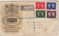 1940-05-06 KGVI Centenary Stamps London FDC (82412)