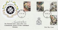 1987-06-16 St John Ambulance RAF Bruggen Signed FDC (82438)