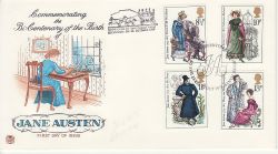 1975-10-22 Jane Austen Stamps Steventon FDC (82599)