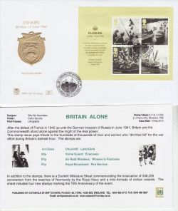 2010-05-13 Britain Alone Stamps M/S Dover FDC (82685)