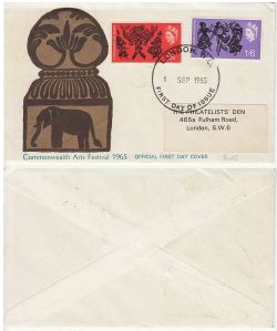1965-09-01 Arts Festival Stamps PHOS London WC FDC (82765)