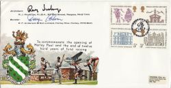 1973-08-15 Inigo Jones Stamps Horley Pool Signed FDC (82852)