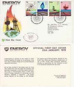 1978-01-25 BP British Petroleum Bureau FDC (82994)